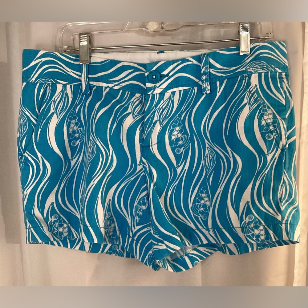 Lilly Pulitzer Callahan Shorts, Joe Fish, Size 10, EUC.